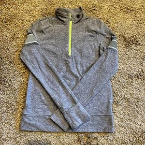 Iviva Go and Glow girls 1/4 zip long sleeve top. Size 12
